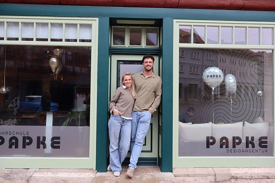 Jenny und Johannes: PAPKE & PAPKE eröffnete am Neumarkt (Foto: privat) Jenny und Johannes: PAPKE & PAPKE eröffnete am Neumarkt (Foto: privat)