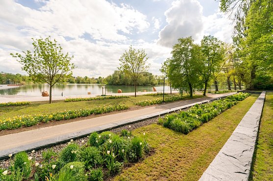 Das neue Areal des Erholungsgebietes Schwanenteich in M&uuml;hlhausen (Foto: Christian Habel (Stadt M&uuml;hlhausen))