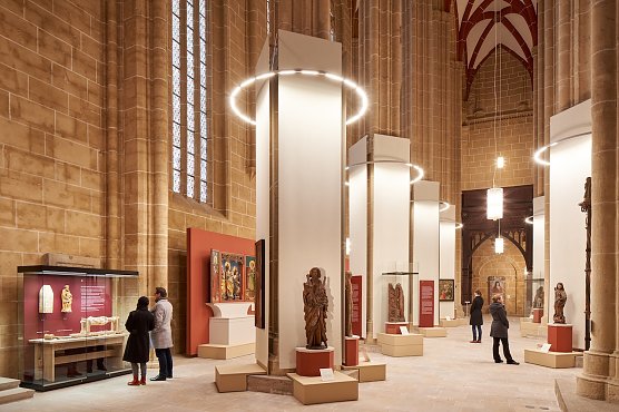 Ausstellung in der Marienkirche (Foto: Mühlhäuser Museen) Ausstellung in der Marienkirche (Foto: Mühlhäuser Museen)