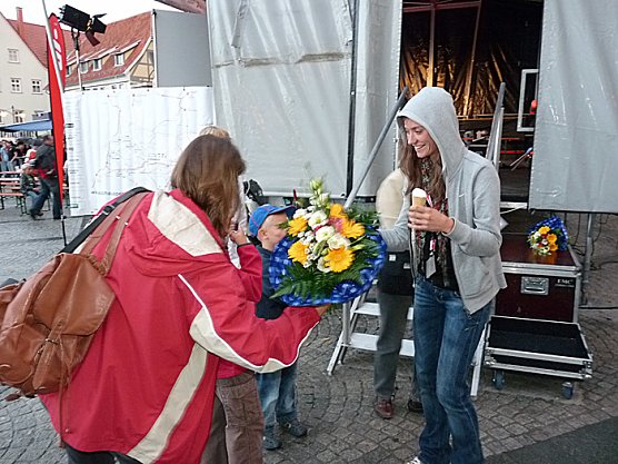 Athletenpr&auml;sentation des 15. Sparkassenmeetings  (Foto: Karl-Heinz Herrmann)