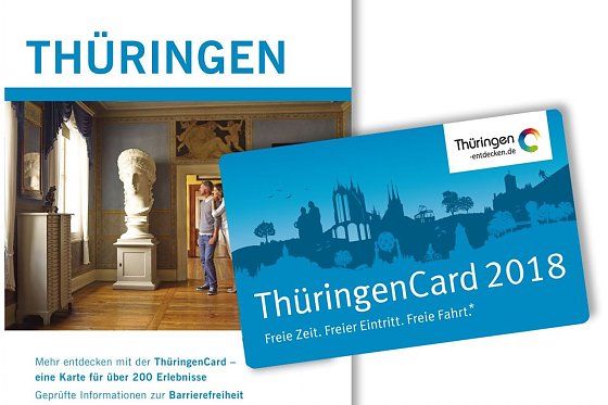 Bild: Th&uuml;ringen-Card und Reisef&uuml;hrer im Paket