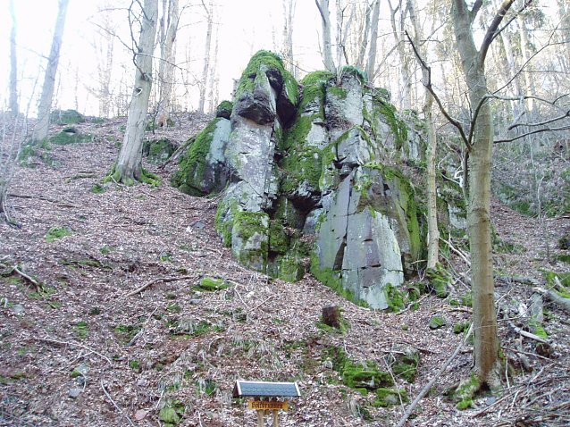 Bild: Gesteinsformation im Steinm&uuml;hlental
