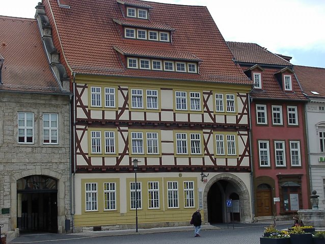 Bild: Viele Fachwerkh&auml;user sind ein Hingucker im M&uuml;hlh&auml;user Stadtbild.