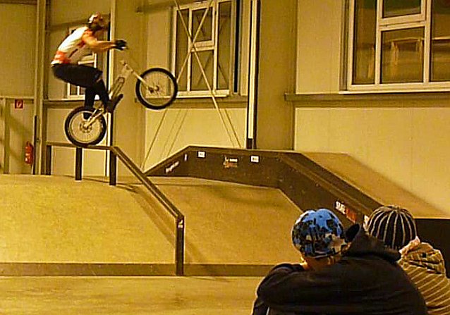 Bild: "Bikes in Motion" in der Skaterhalle Sondershausen