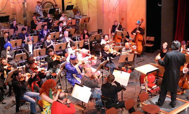 Bild: Narren musizieren