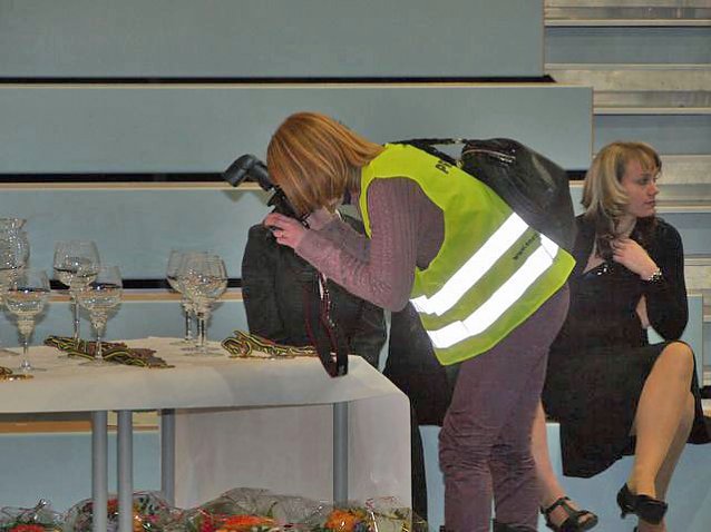 Bild: Jessica Piper bei der Arbeit