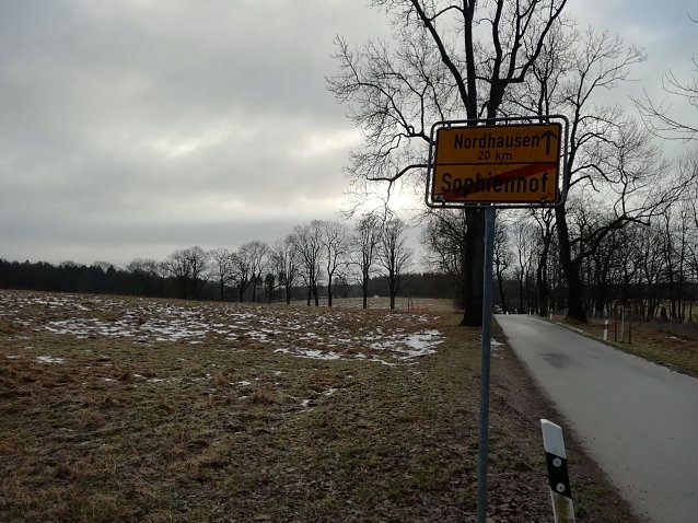 Bild: Der S&uuml;dharz bei Sophienhof zeigte sich heute morgen schon fast schneefrei