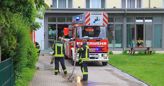 Bild: Einsatz der Feuerwehr gestern Nachmittag