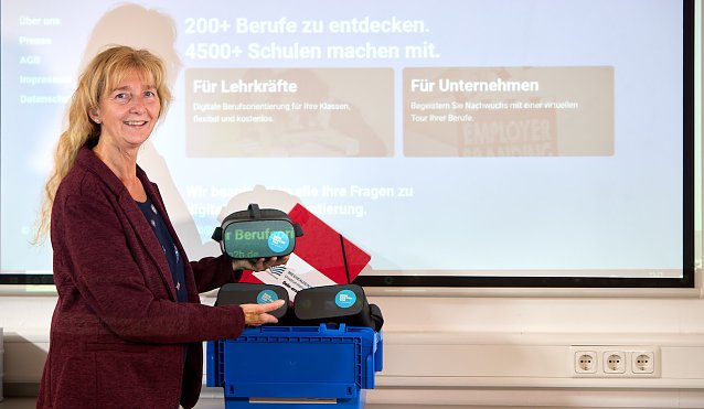 Bild: VR-Brillen im Einsatz