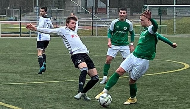 Bild: Szene aus dem Testspiel in Ilmenau