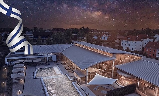 Bild: Weihnachtlicher Lichterglanz in der Friederikentherme