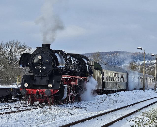 Bild: Winterdampf im Advent - Momentaufnahme 