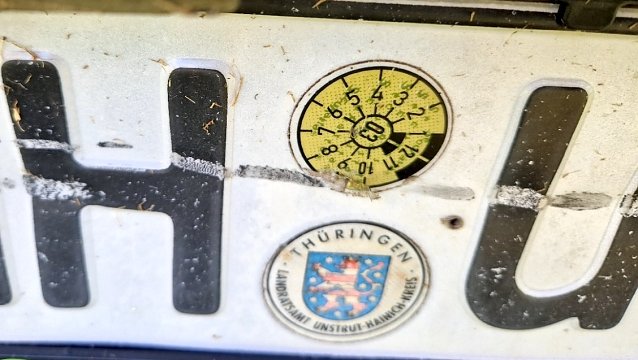 Bild: Vor 21 j&auml;hren h&auml;tte der Fahrzeugbesitzer seine Hauptuntersuchung erneuern m&uuml;ssen.