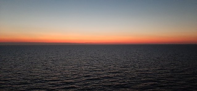 Bild: Unterwegs mit dem Schiff von Hamburg in Richtung England