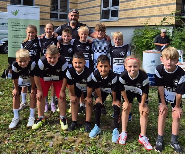 Bild: Voll motiviert beim 6. Hufelandlauf