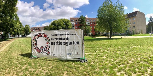 Bild: Hier w&auml;chst ein Quartiersgarten