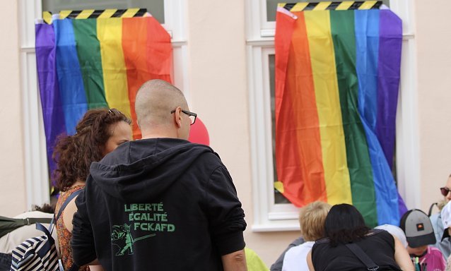 Bild: Buntes Stra&szlig;enfest in der Altstadt von Bad Langensalza