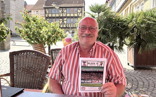 Bild: Ronald Fromm kann die meisten seiner Stadionbesuche auch dokumentieren