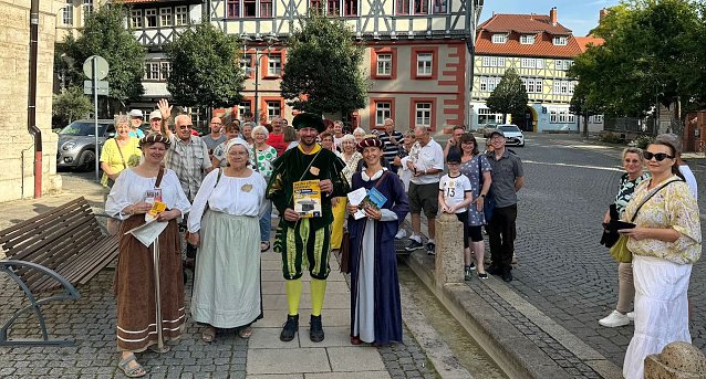 Bild: Bad Langensalzaer G&auml;ste und ihre F&uuml;hrer