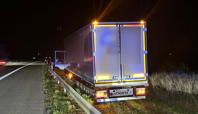 Bild: LKW-Unfall auf der A4