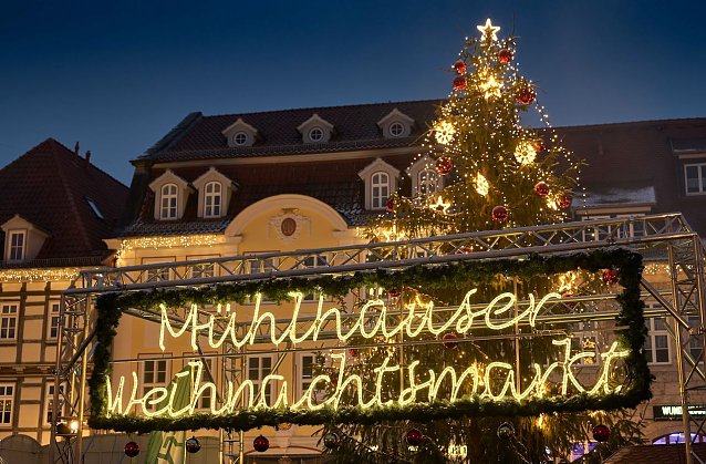 Bild: M&uuml;hlhausen in der Adventszeit