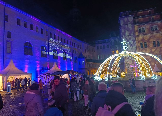 Bild: Wei&szlig;e Schlossweihnacht in Sondershausen