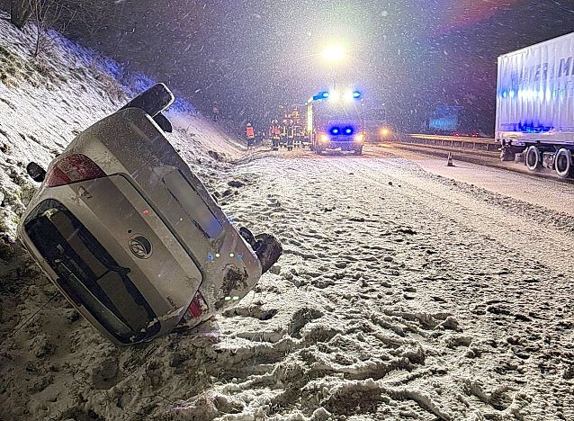 Bild: Unfall auf der A38
