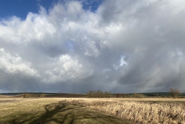 Bild: Winterliche Stimmung an der Unstrut