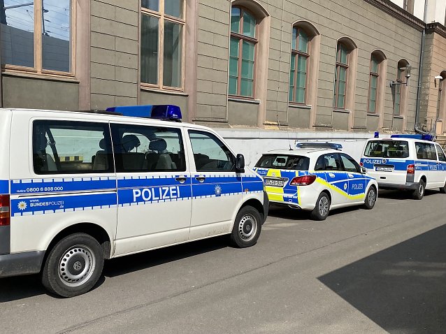 Bild: Bundespolizei in Erfurt 