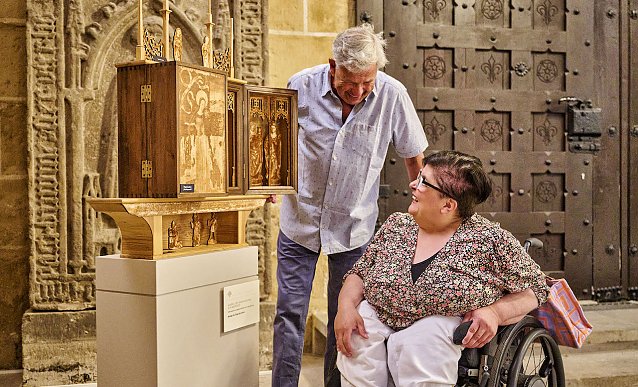 Bild: Auch das Museum St. Marien verf&uuml;gt &uuml;ber einen neuen, barrierearmen Zugang