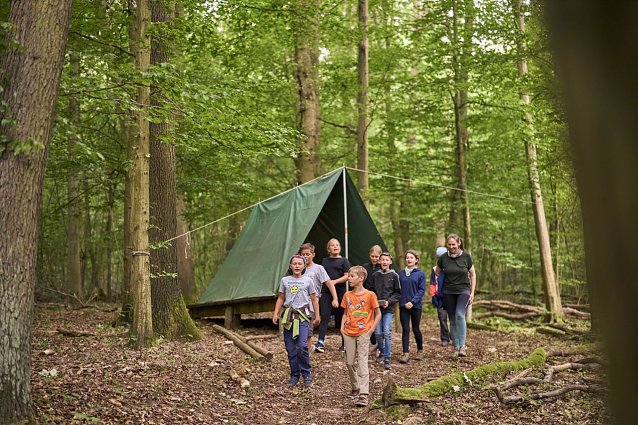 Bild: Wildniscamp 2025 - vier Tage und drei N&auml;chte in der Wildnis f&uuml;r Kinder ab neun Jahren.