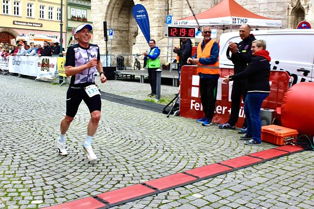 Bild: Als Dritter im Ziel: Sven Lehnert vom Moritzburger TV