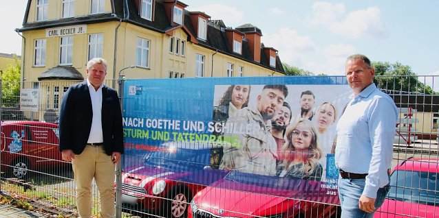 Bild: "M&uuml;ssen alle Register ziehen", Ausbildungsoffensive in Nordth&uuml;ringen, v.l.: Christian B&ouml;duel und Ulrich Schlegel von der IHK