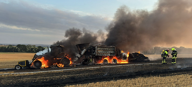 Bild: Der Brandschaden soll sich auf bis zu 600.000 Euro betragen