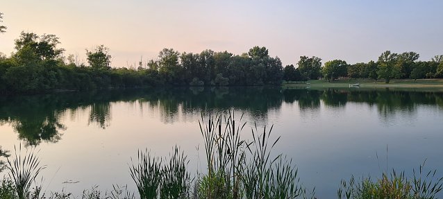 Bild: Abendstille am Kiesschacht