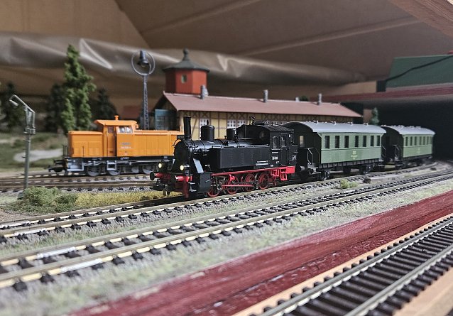 Bild: Modellbau Sonderzug im Advent
