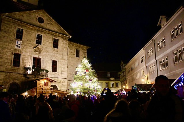 Bild: Bad Langensalza weihnachtlich geschm&uuml;ckt