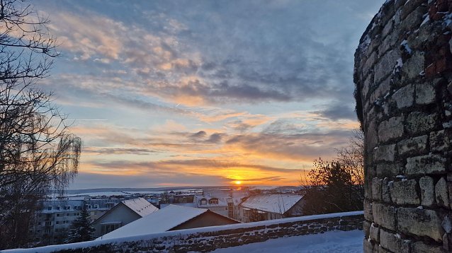 Bild: Nordhausen im Schnee