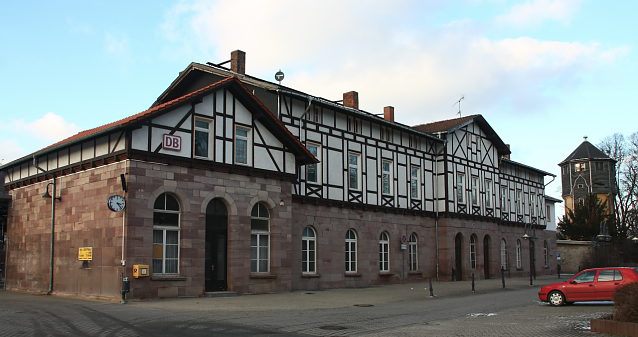 Bild: Der Residenzbahnhof in Sondershausen
