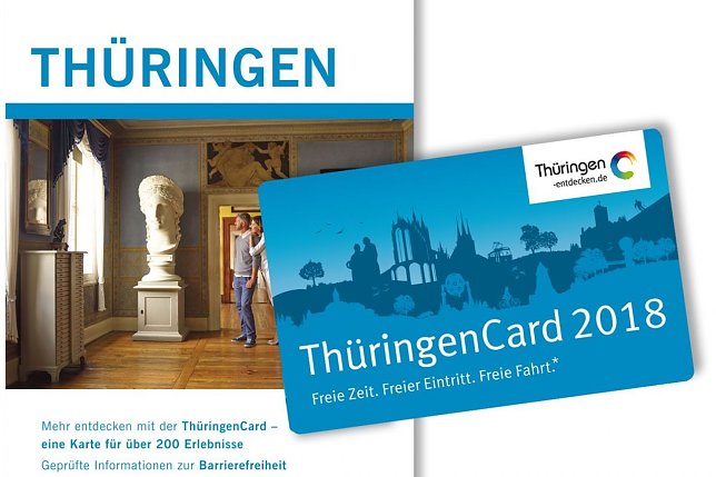 Bild: Th&uuml;ringen-Card und Reisef&uuml;hrer im Paket