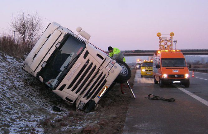 Umgefallen (Foto: Polizei)
