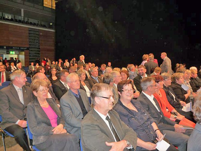 Beim Jahrsempfang in Erfurt (Foto: Karl-Heinz Herrmann)