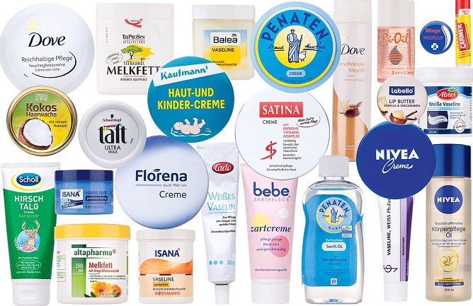 Mineral&ouml;le ion Kosmetika (Foto: Stiftung Warentest)