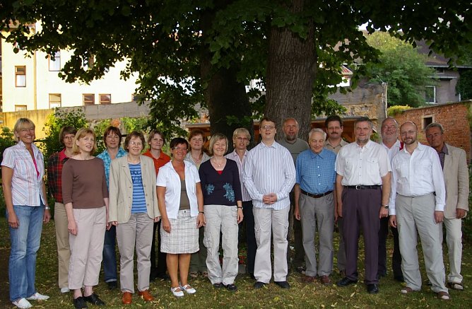Das Collegium vocale Waltershausen konzertiert in der Bergkirche in Bad Langensalza. (Foto: Foto: privat)