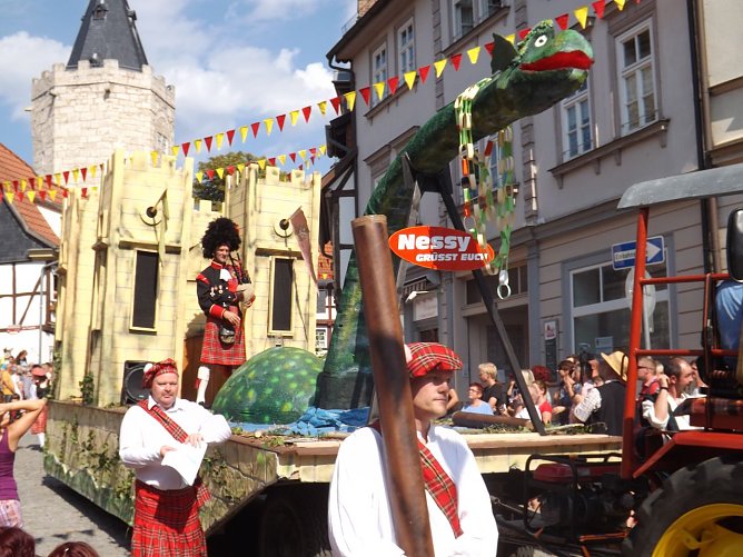 Die Schotten sind in die Kirmesgemeinde Vogteier Platz einger&uuml;ckt. (Foto: Foto: Mix)