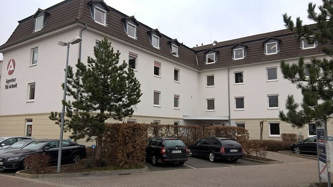 In der 2. Etage des Geb&auml;udes der Agentur f&uuml;r Arbeit in der Thomas-M&uuml;ntzer-Stra&szlig;e in M&uuml;hlhausen ist der Fachdienst Sicherheit und Ordnung ab 18.03.2016 anzutreffen. (Foto: Landratsamt)