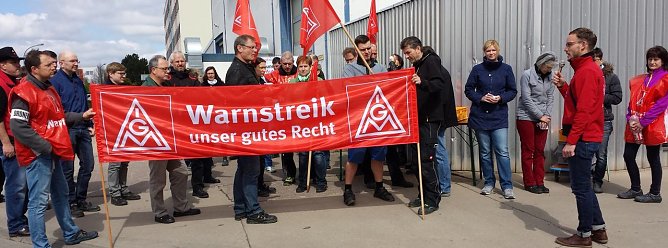 Arbeit niedergelegt (Foto: IG Metall)