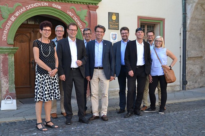 Verwaltungsspitze der Stadt Soest zu Gast in M&uuml;hlhausen (Foto: Stadtverwaltung M&uuml;hlhausen)