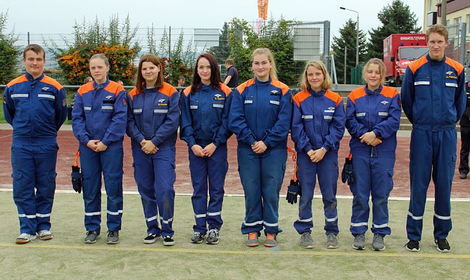 Leistungsspange von jungen Feuerwehrleuten erk&auml;mpft (Foto: Karl-Heinz Herrmann)