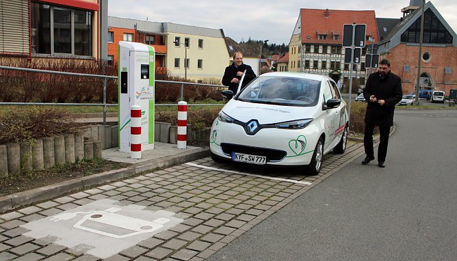 Jetzt mit dem E-Auto besser nach Sondershausen (Foto: Karl-Heinz Herrmann)